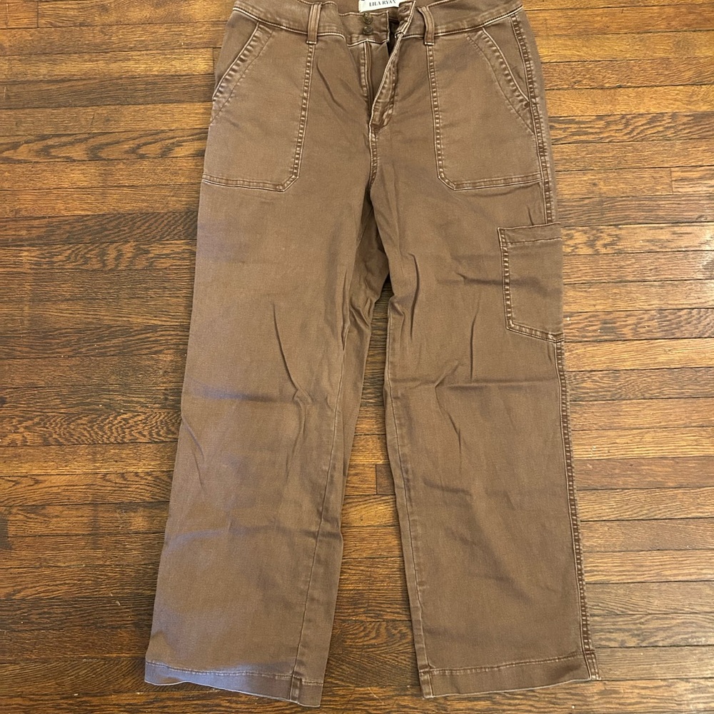 LILA RYAN Women’s Brown Cargo Pants